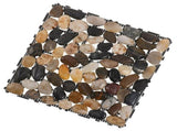 Lightweight PVC Garden Stepping Stone Mat for Natural Look Walkway Path Outdoor Yard Decor V1192-AZ-W-28379