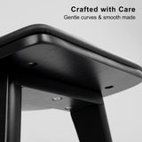 4X Wooden Bar Stool Padded PU Leather Dining Chair KANSO 65cm BLACK V274-FT-BSWO-AM552P-BK4