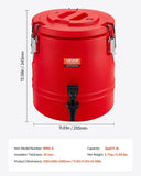 VEVOR Insulated Beverage Dispenser for Hot & Cold Drinks 3 Gal/11.4L Cooler Jug V952-YLHLQQYXKHS33IT25001V0