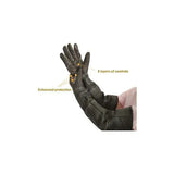 Thick Cowhide Animal Handling Gloves for Dog Cat Bird Snake Parrot Lizard, Anti-Bite and Scratch V1189-LC-DG-00061