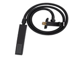 Wall Mounted Shower Set Black High Pressure Shower Head with G1/2 Caliber for Bathroom V1294-YM0523-3112220034411