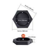 RV Leveling Pads, 4-Pack Rubber Trailer Jack Pads, Each with 5000 lbs Capacity, Jack Stabilizer V952-FXBDSJT15YC1UPSHJV0