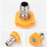 Car Washing Machine 1/4 Nozzle High Pressure Nozzle Fan-Shaped Quick Fittings 1.6 mm V1189-LWWAL-20260327-04999