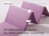 Blue Foldable Yoga Mat - Portable Thick Non-Slip Fitness Exercise Mat for Home Gym and Travel V888-ELOSUNG51127