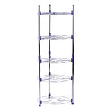 5 Tiers Home Kitchen Pans Pots Storage Rack Durable Metal Wire Shelving Organizer V1294-YM0901-GB-JY03917