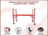 Mobile Safety High Scaffold / Ladder Tool -450KG V63-821203