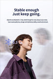 E5 Bluetooth headset-Pink V1221-E5-BLUETOOTH-HEADSET-PINK