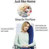 8Pcs Disposable Airplane Seat Covers White Non-Woven Safety Protection Portable Seat Cover with Eco V1192-AZ-W-17366