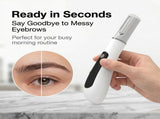 Sonic Dermaplane Razor for Women Face,Eyebrow Trimmer Facial Exfoliation & Peach Fuzz Hair Removal V1107-110-55888-WHT-230MM