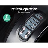 Livemor Foot Massager Shiatsu Massagers Electric Roller Kneading Leg Black FOOT-MASSAGE-188-BK