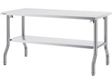 Commercial Worktable Workstation Folding Commercial Prep Table 1220x610 mm V952-CFGZT48X24YC00001V0