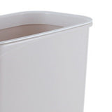Narrow Trash Bin Rectangular Pressure Ring Space Saving Slim Trash Can Home Wastebasket for Bathroom V1294-YM0901-3117240045111