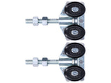 2Pcs Sliding Door Hanging Wheel Suspension Pulley Roller Glass Door Hardware Accessory V1294-YM0901-3114210065011