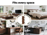 Artiss Tree Bookshelf 9 Tiers Walnut FURNI-L-SHELF-9TB-WAL