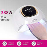 UV Nail Lamp - Fast Drying,Powerful & Efficient LED Nail Lamp with 4 Timing Settings & Infrared V1192-AZ-W-32060