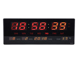LED Number Clock Large Big Digital Display with Temperature Wall Alarm V1294-YM0901-3115240006711