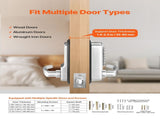 Mechanical Keyless Entry Door Lock, 14 Key Mechanical Door Lock, Mechanical Keypad Door Lock with V952-JXMMSQRSSZMM988L0V0