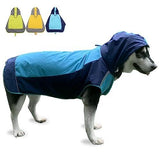 Dog Raincoat Lightweight Waterproof Reflective Hooded Cape Large Dogs Yellow 3XL V1263-JX-7974-6