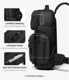 15inch Muti-Pockets Camera Sling Bag Fits Thee Lens - Water Resistant Photography Backpack with V888-ELOSUNG55724