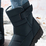 Women's Waterproof Snow Boots, Warm Fleece-Lined Winter Boots with Non-Slip Outdoor Sole for Cold V1189-LC-DG-00249