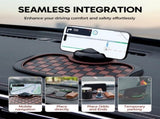 Mobile Phone Bracket Anti-Slip Mat, Multifunction Car Dashboard Mat with Temporary Parking Number, V1258-DP02-F-25