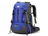 Blue High-Capacity Nylon Hiking Backpack - Durable, Multi-Functional Outdoor Travel Pack V888-ELOSUNG21546