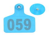 001100 Number Plastic Tag Livestock Animal Ear Tag for Marking Cattle Cows Animal Farm Accessories V1294-YM0901-3111200210611
