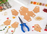 1000 Pcs Necklace Display Cards with Adhesive, Jewelry Bracelet Cards, Keychain Packaging Holder, V1259-DP01-A-5744