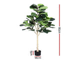 Artiss 180cm Artificial Fiddle Tree Faux Trees Indoor Decor Artificial Plants Lifelike Plant 1.8M AP-TREE-FIDDLE-180