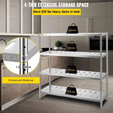 Garage Shelf Heavy Duty Shelving 4-Tier 150x45x155cm Stainless Steel V952-BXGCKHJYCC6045UAVV0