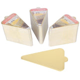 300pcs Triangular Mousse Cake Boards Cupcake Base Dessert Display Tray Cardboard Decoration Tools V1294-YM0901-3118200119411