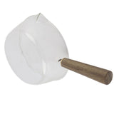 Glass Milk Pot with Wooden Handle V Shaped Spout Noodles Saucepan Home Kitchen Cookware V1294-YM0714-3118210298912