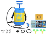 5L Pressure Sprayer with Pressure Relief Valve 2 Port Portable Garden Lawn Sprayer for Watering V1294-YM0714-3111210332311