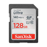 SanDisk Ultra 128GB SDHC SDXC UHS-I Memory Card 140MB/s Full HD Class 10 Speed Shock Proof V1202-V2-FMS-SDUL-128G3