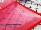 A4 plastic wallet - set of 5 popper wallets plastic folders premium pocket map envelopes for school V1259-DP01-BO-223