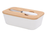 500ml Ceramic Butter Dish with Lid Sealed Freshness Keeping Easy Cleanup Butter Box Container V1294-YM0901-3118250012811