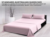 1000 Thread Count Cotton Rich Queen Bed Sheet Set 4-Piece Gift Pack in Pink CVC-10QS-PK