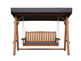 Gardeon Swing Chair Wooden Garden Bench Canopy 2 Seater Outdoor Furniture ODF-GSC-W2S-TK-AB