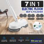 Cordless Electric spin 6Mops Cleaner 5In1 Floor Polisher Sweeper Washer Scrubber V201-CLN0001WH8AU