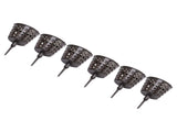 100PCS Plastic Fertilizer Mesh Basket with Lid Planting Fertilizer Net Pot for Succulent Orchid V1294-YM0703-3111230085012