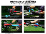 Baumr-AG 20V Cordless Line Trimmer Whipper Snipper Electric Garden Tool, 2.0Ah Lithium Battery V219-PLTCLSBMRALT3