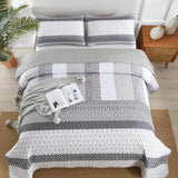 Bespoke Quilted Bedspread and Pillowcases Set Tailored Luxury for Your Home - Queen size V745-MAC080482Q13U