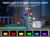 Wekker - Digital Alarm Clock - Alarm Clocks - Night Light - Wekker bedroom alarm clock with built-in V1188-MS-313-0384