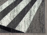 Adore Geometric Textural Rug - Grey - 200x290 V262-LGH2002902301GRE