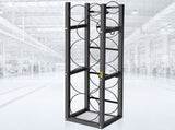 Refrigerant Tank Rack with 3x30lb and Other 3 Saving Space, Cylinder Tank Rack 46x13x4-inch, V952-QPJ3X30BJQT000001V0