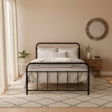 Artiss Bed Frame Metal Bed Frame LEO - King Single MBED-C-LEO-KS-BK