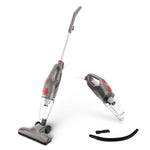 450W Lightweight Stick Vacuum Cleaner with HEPA Filter in Grey Bagless Design V196-VC150