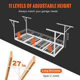 Overhead Garage Storage Rack, 91.44x243.84cm Garage Ceiling Storage Racks, Heavy Duty Adjustable V952-CKTHBCWJZBS36S0MYV0