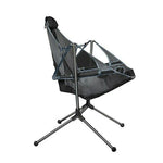 Camping Foldable Swing Luxury Recliner Relaxation Swinging Comfort Lean Back Outdoor Folding V255-YZ007-GREY