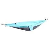 Hanging Chair Bed Dual Use Portable Hammock Swing for Camping Courtyard Corridor OutdoorBlue Gray V1294-YM0901-3116200020313